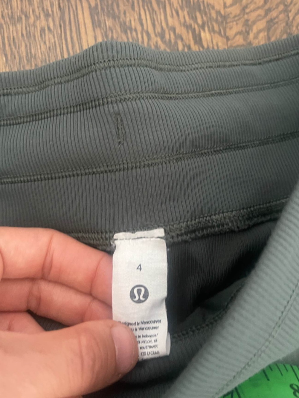 LULULEMON Dance Studio Mid-Rise Full Length Pants Dark Forest Green Size 4 NEW - Picture 6 of 8